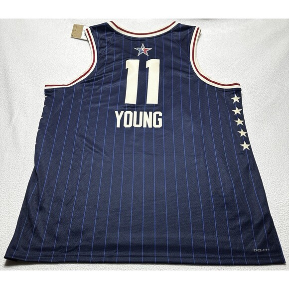 Trae Young Jordan 2024 NBA All-Star Game Jersey 11 XXL 2XL 56 Atlanta Hawks NWT - Picture 1 of 12